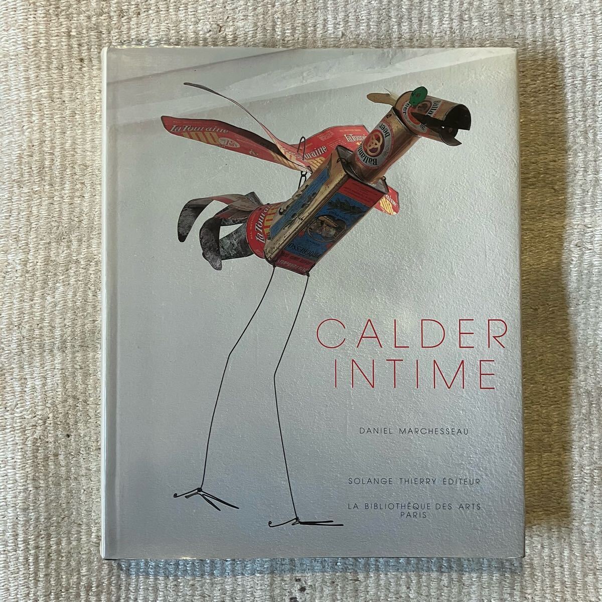 カルダー CALDER INTIME 1989年 洋書 / フランス語 インタイム 大型 作品集 本