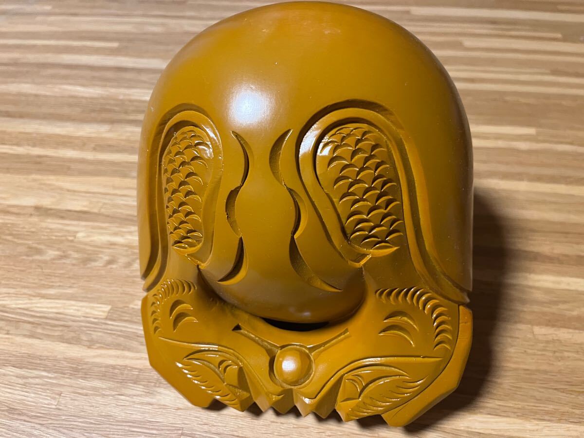 木魚　横17センチ　縦21センチ　新品　 木彫り