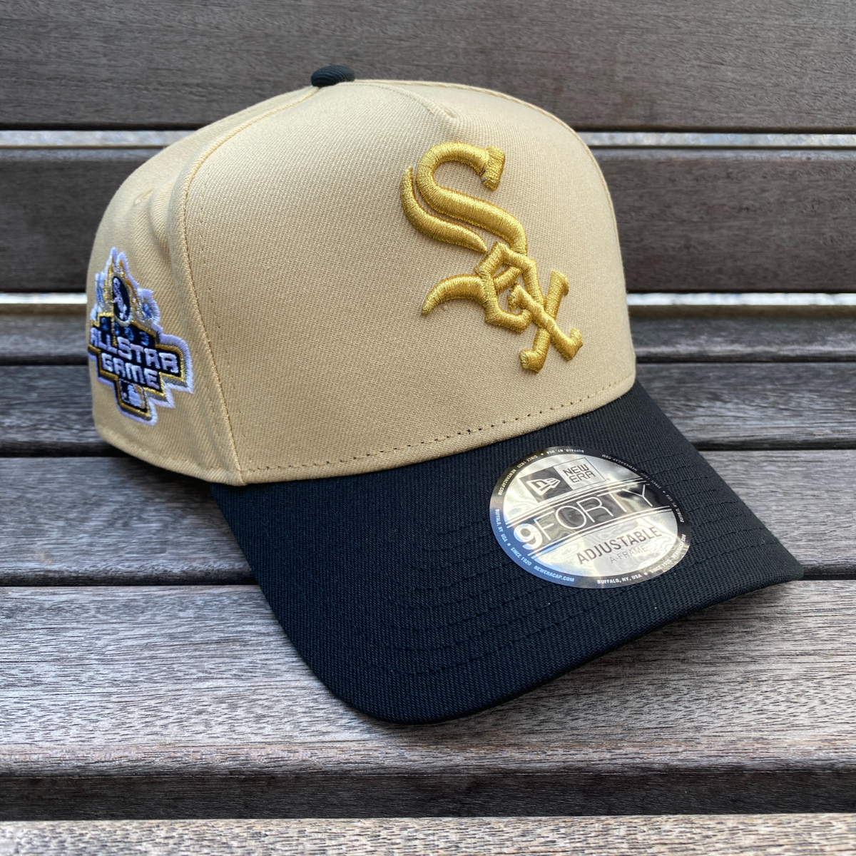 海外限定 Newera ニューエラ 9Forty Aフレーム MLB シカゴ ホワイトソックス Whitesox スナップバックキャップ 米国正規品 (940-105)