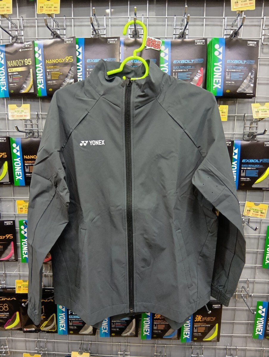 【57082 (833) L】YONEX(ヨネックス) ウィメンズウォームアップシャツ スレートブラック L 新品未使用 バドミントン テニス 定価13200円
