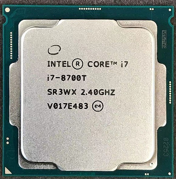 Intel Core i7-8700T SR3WX 6C 2.4GHz 12MB 35W LGA1151 国内発