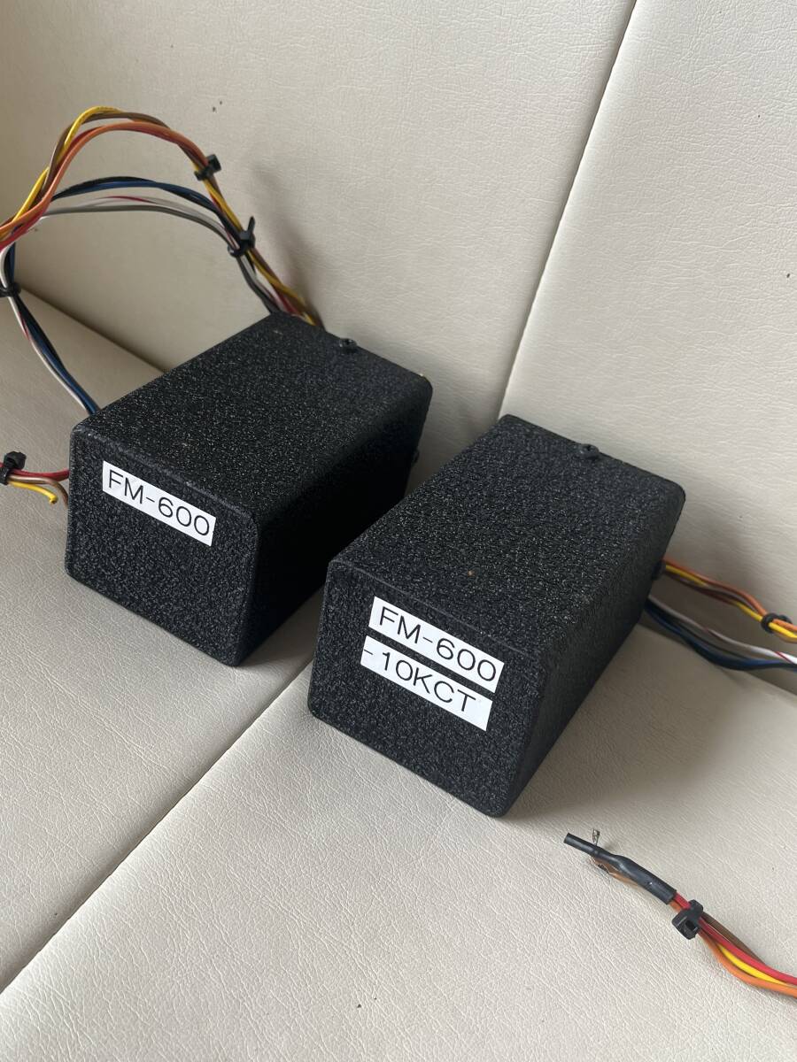 真空管アンプ用トランス　FM-600-10KCT 長期保管品 2本セット A-585