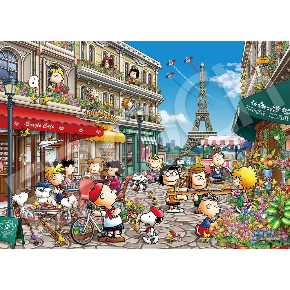 エポック社 3000スモールピース ジグソーパズル PEANUTS スヌーピー イン パリ 21-401 6歳以上
