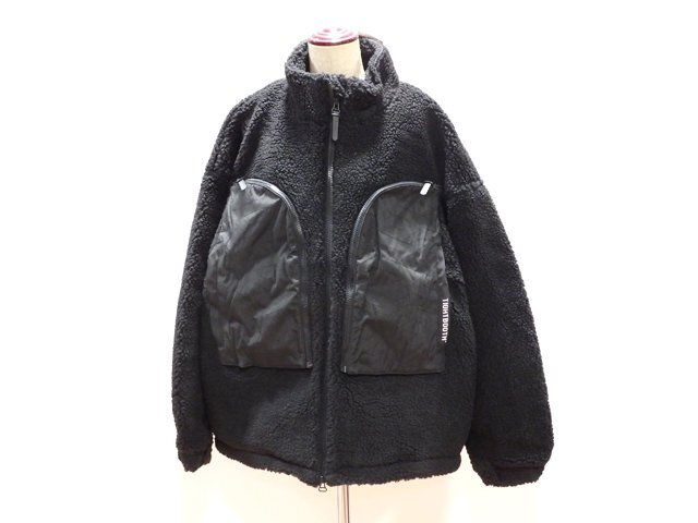 ★ 未使用 ★ TIGHTBOOTH PRODUCTION タイトブースプロダクション 2023年冬 ウィンドウ ボアジャケット Lサイズ FW23-JK05 メンズ フリース