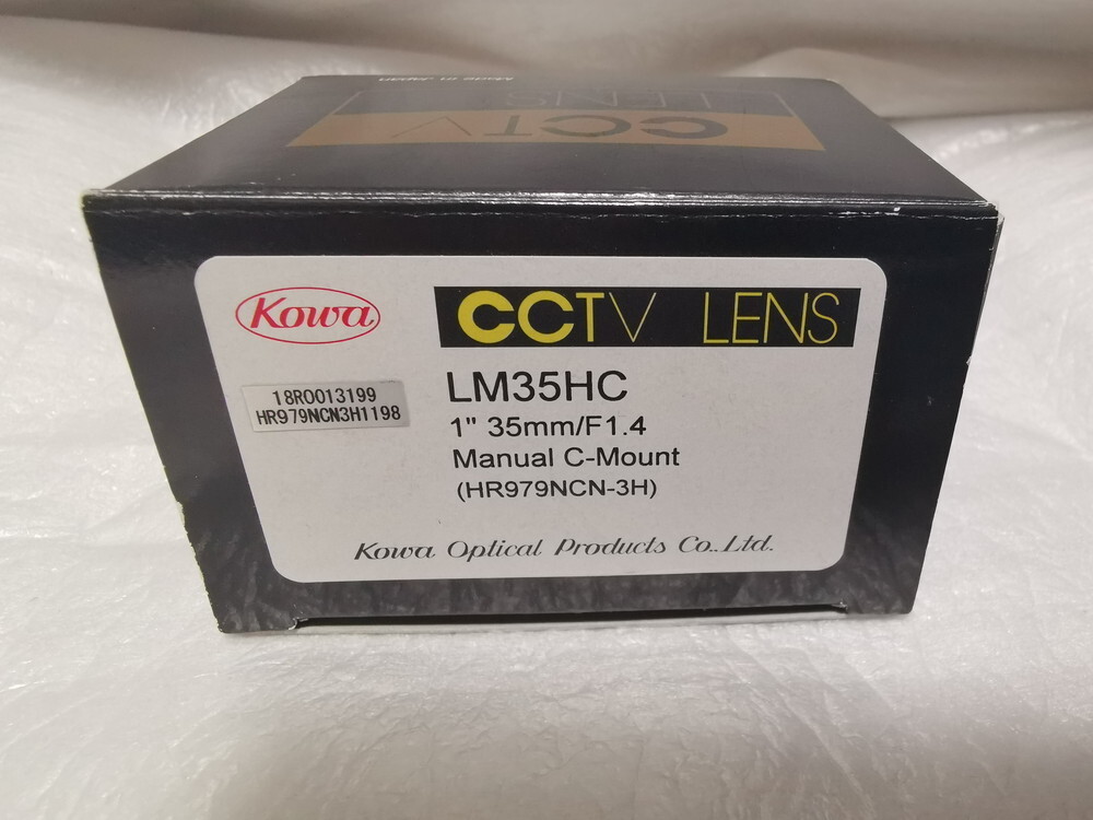 ★新品★ Kowa/興和 Cマウントレンズ LM35HC 35mm F1.4 1" 200万画素解像度(同CA-LHW35)