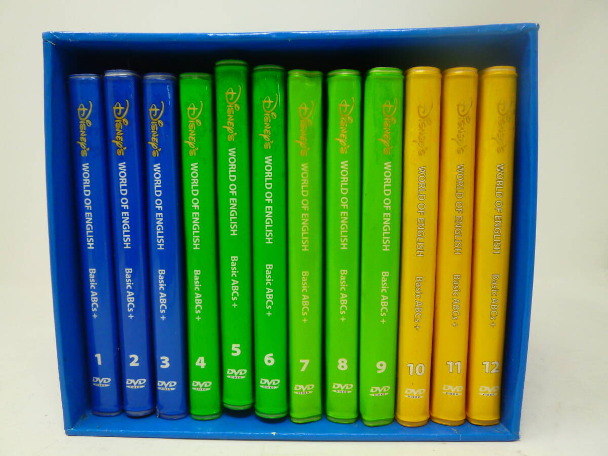 中古 ディズニー英語システムDVD Basic ABCs+ 12巻 [U-23]送料無料(北海道・沖縄・離島・佐川急便中継料金がかかる地域は除く) 
