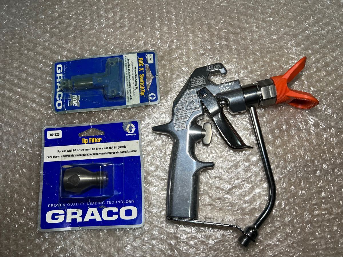 GRACO シルバープラスガン 235460 チップガード チップフィルターハウジング RACXスイッチチップ エアレス 塗装 外壁塗装 リフォーム