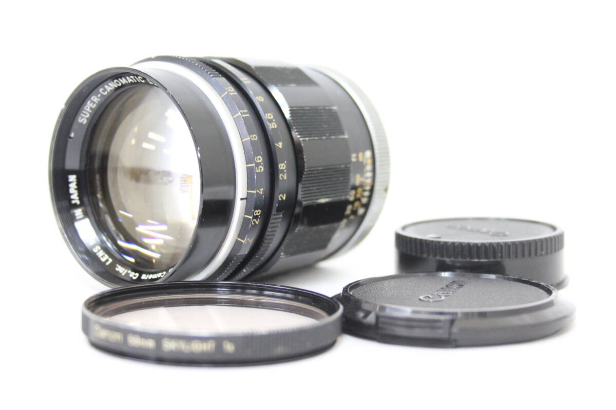 【返品保証】 キャノン Canon Super-Canomatic Lens R 100mm F2 レンズ M1725