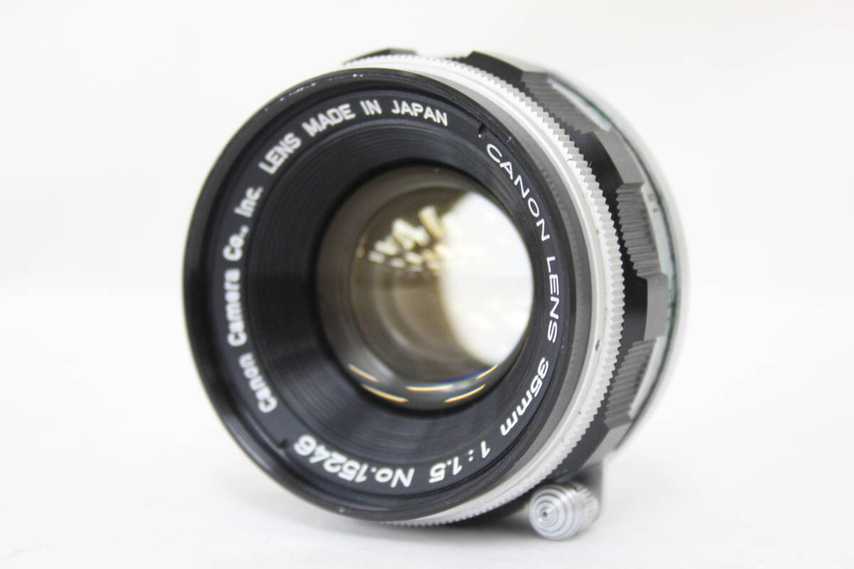 【返品保証】 【希少】 キャノン Canon Lens 35mm F1.5 ライカマウントレンズ M1905