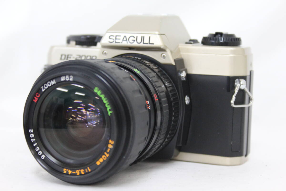 【返品保証】 SEAGULL DF-2000 MC ZOOM 28-70mm F3.5-4.5 ボディレンズセット M2566