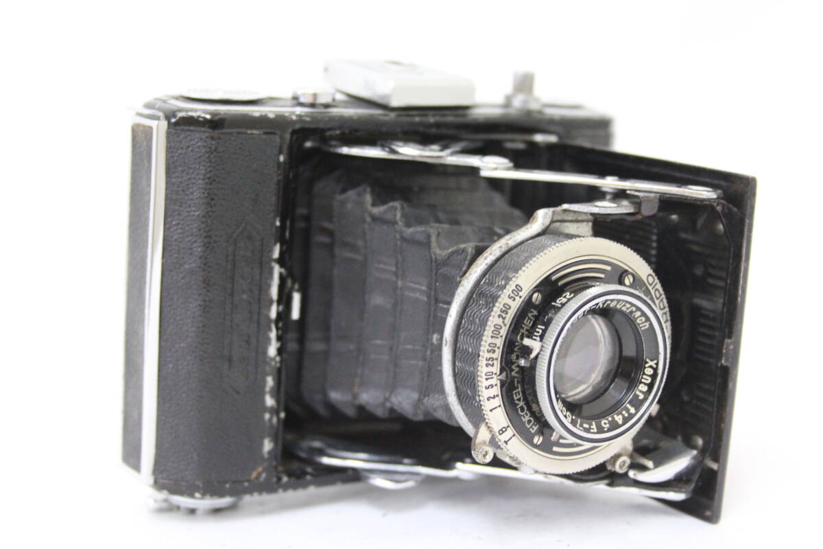【訳あり品】 Semi Sport Schneider-Kreuznach Xener 7.5cm F4.5 蛇腹カメラ M2598