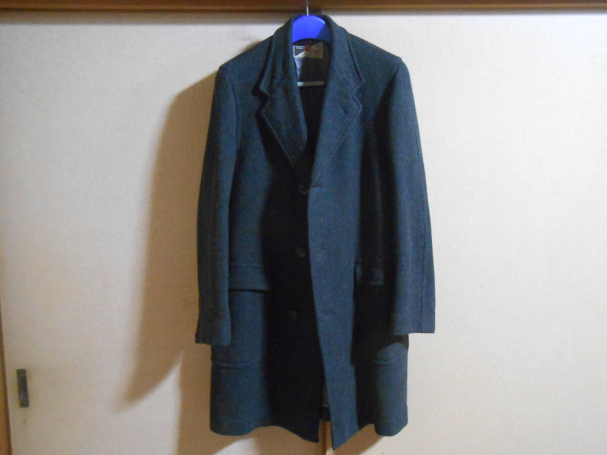 とても美品 重量級 ビンテージ 50-60年代位 英国製の恐らくビスポーク Aラインの厚手ツイードコート UK40R相当 DUNN & COがお好きな方に!