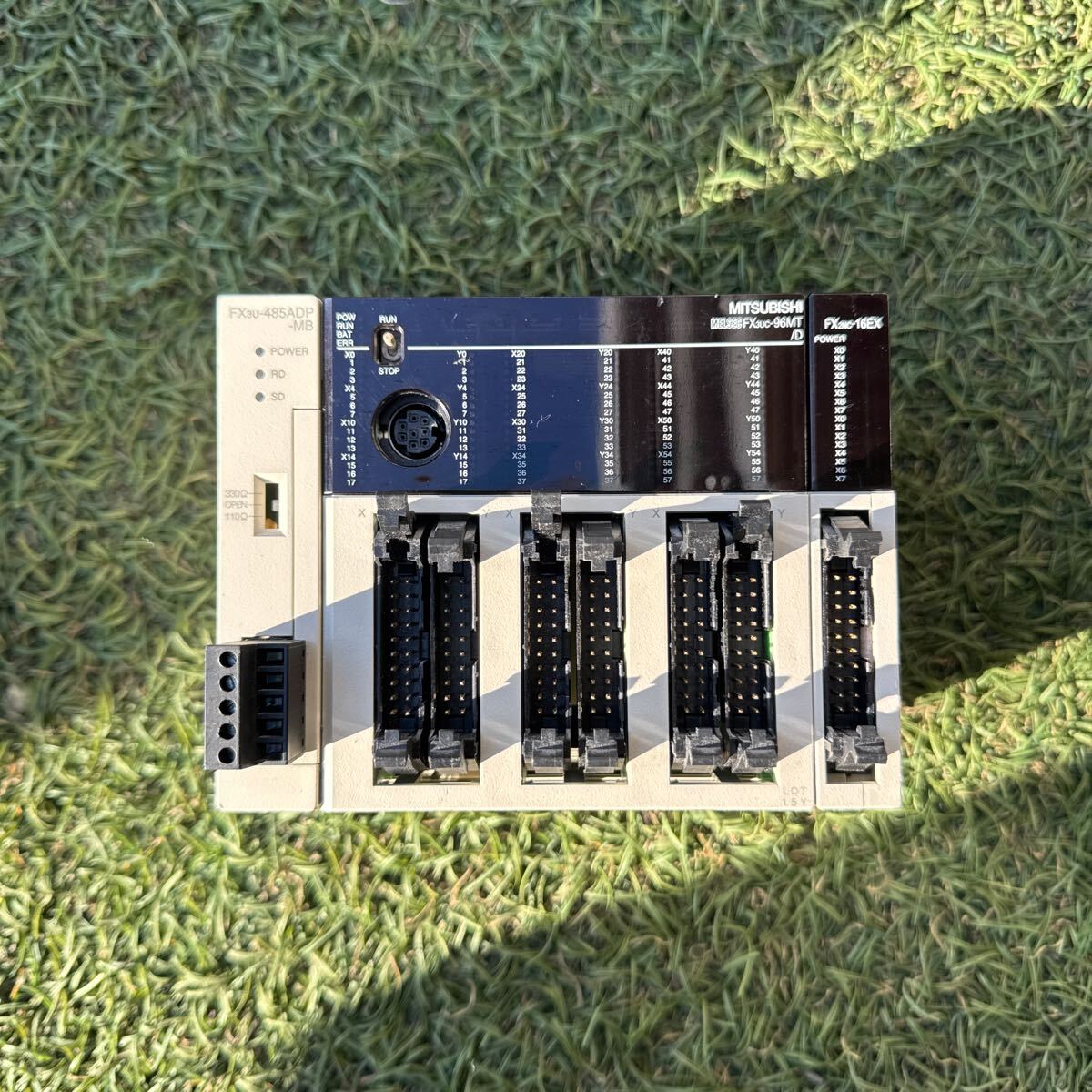 5A011 三菱電機 シーケンサー FX2NC-16EX// FX3UC-96MT // FX3U-485ADP-MB 動作保証　