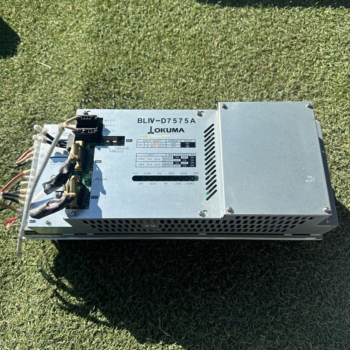 5A354 保証付き　OKUMA オークマ サーボアンプ BLIV-D7575A U0632-0006-001-11 