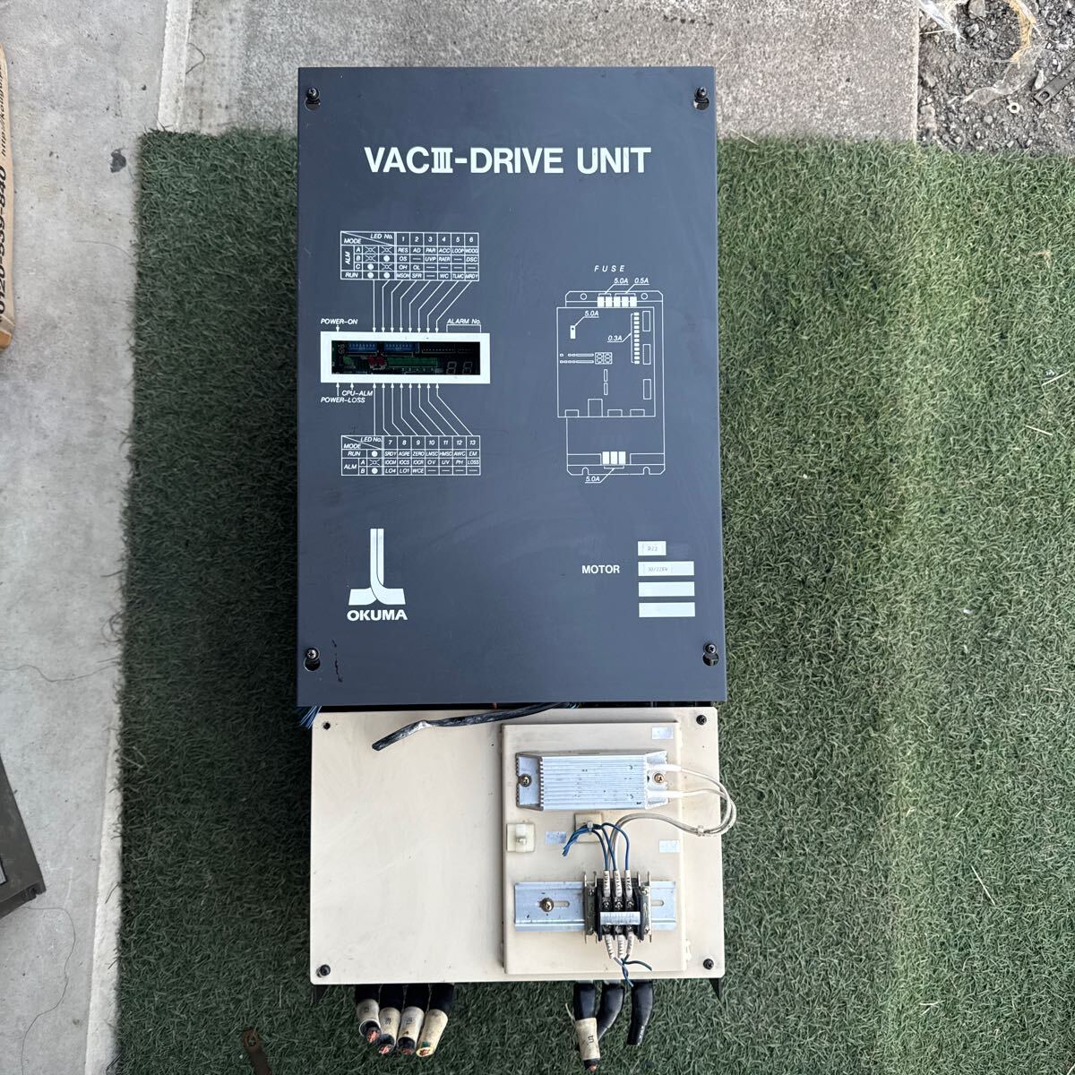 5A363 保証付き　OKUMA VACIII-DRIVE UNIT MOTOR D22 AC DRIVE 