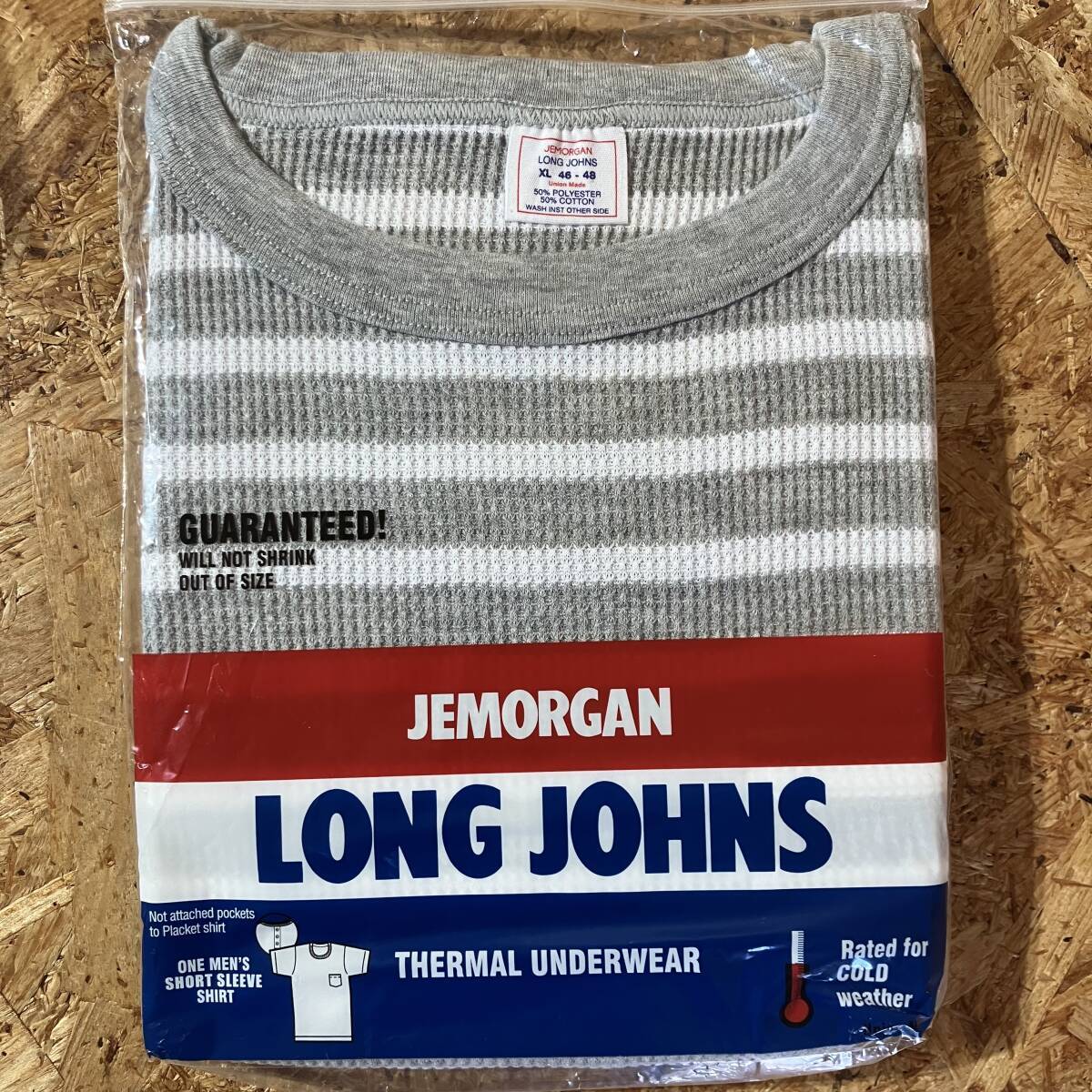 JEMORGAN LONG JOHNS サーマル 半袖 Tシャツ XL ポケット グレー