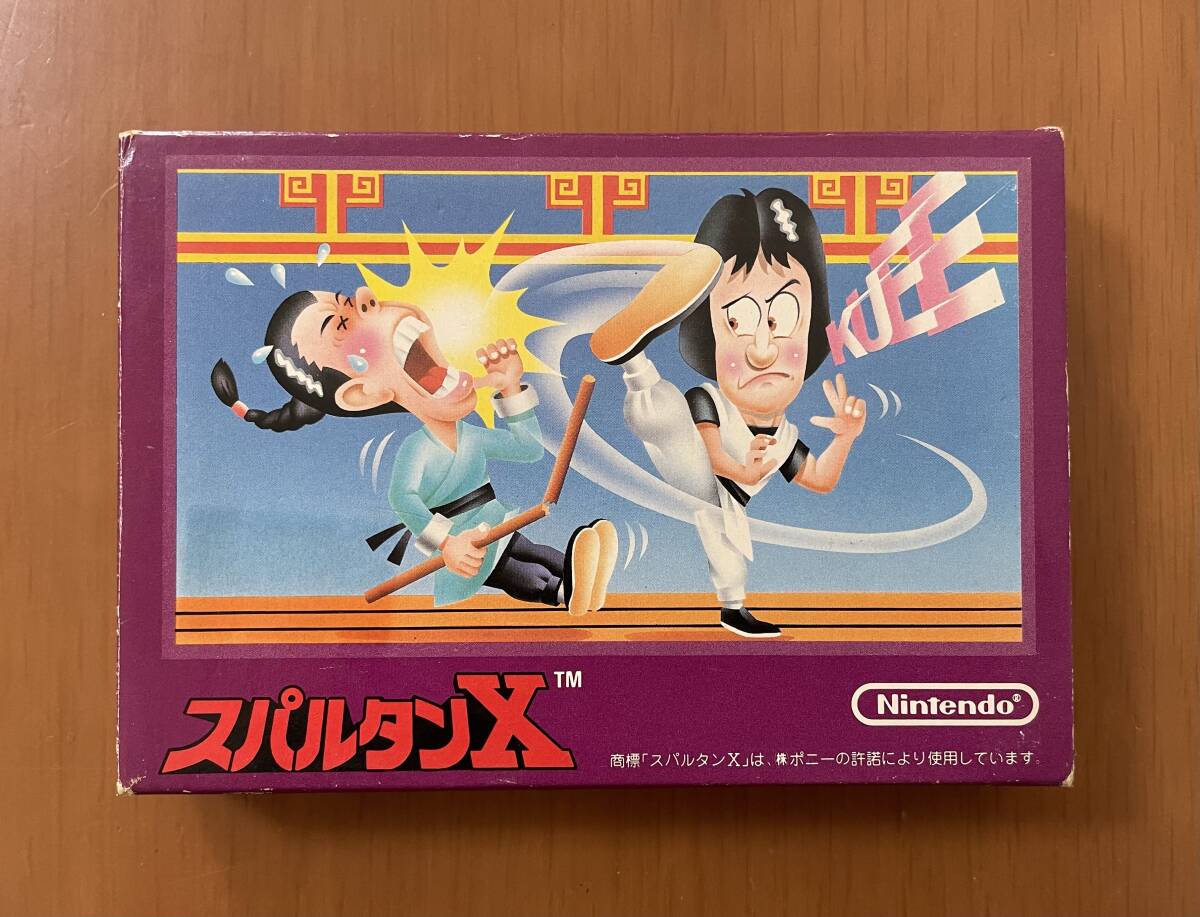任天堂 ファミリーコンピューター スパルタンX 箱説付き　ファミコンソフト