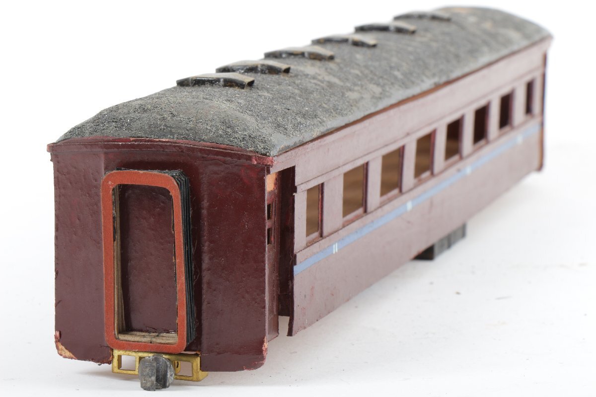 メーカー不明 ☆ 木製 客車 鉄道模型 Oゲージ ☆ #1578