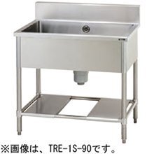 【送料別途】タニコー/一槽シンク/TRE-1S-A645　W600mm D450mm H850mm