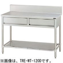 【送料別途】タニコー/引出付作業台/TRE-WT-120D W1200mm D600mm H850mm