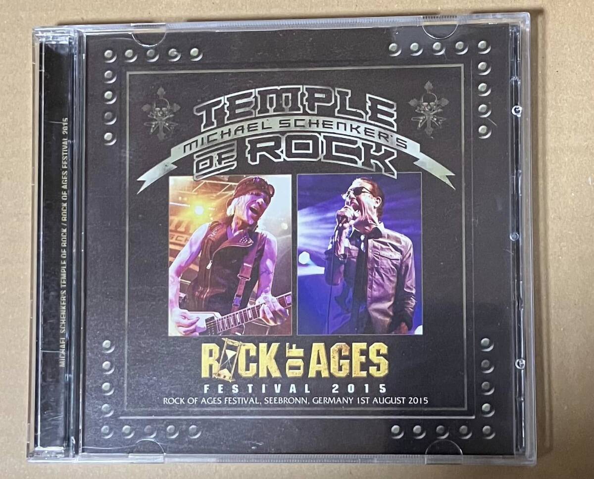 中古CD MICHAEL SCHENKER'S TEMPLE OF ROCK / ROCK OF AGES FESTIVAL 2015（2枚組CD)