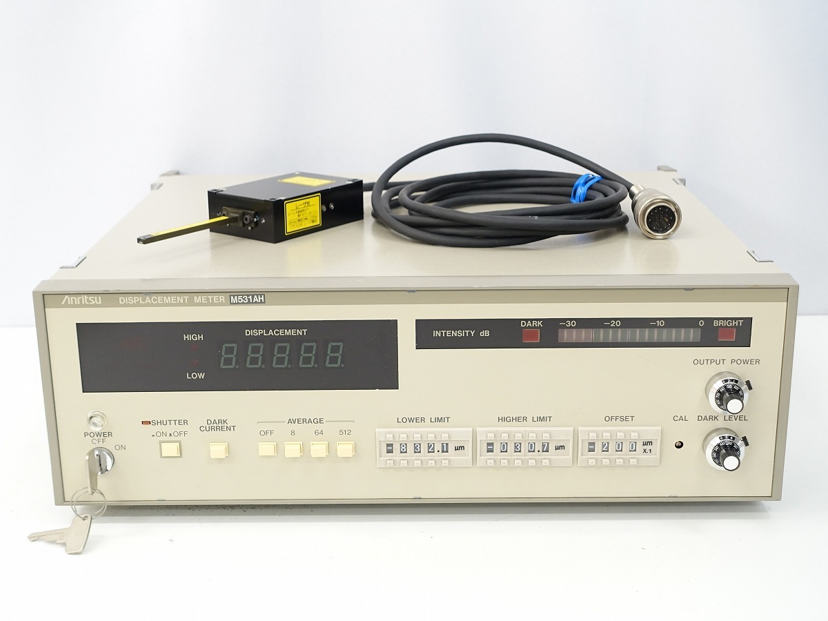Anritsu Displacement Meter M531AH レーザー付き ディスプレメントメーター *413968