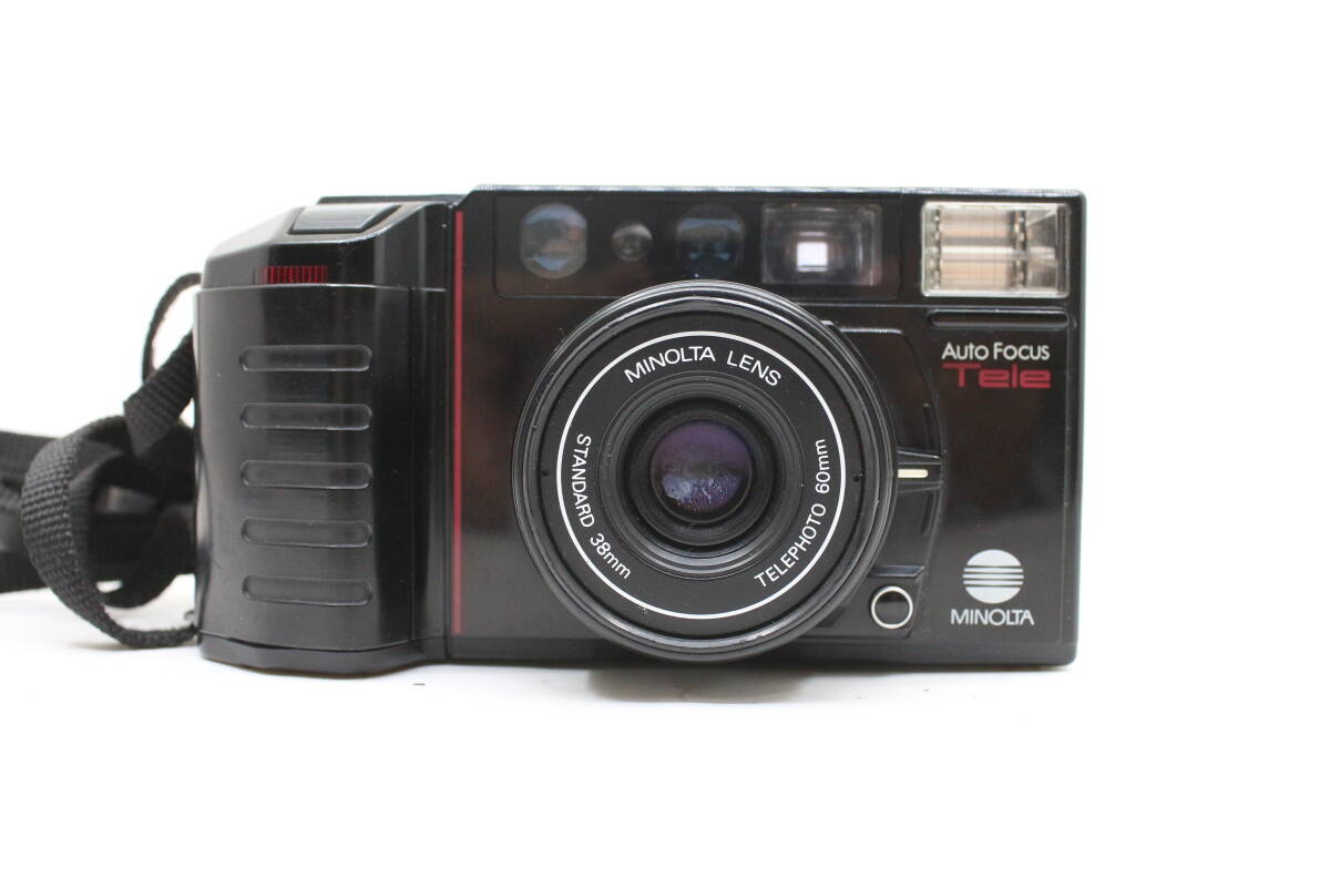 ★良品★MINOLTA ミノルタ AF-TELE QUARZ DATE コンパクトフィルムカメラ! OK7209