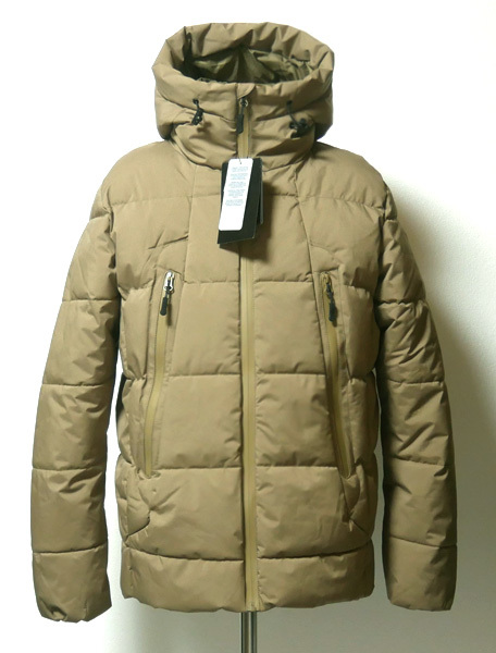 新品 3M シンサレート 高機能 中綿 アウター ハーフコート THINSULATE ベージュ 止水ファスナー マウンテンパーカー M