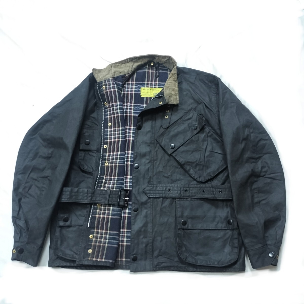 Mint 70s　黄タグ Barbour international c46 1972 バブアー インターナショナル イエローラベル