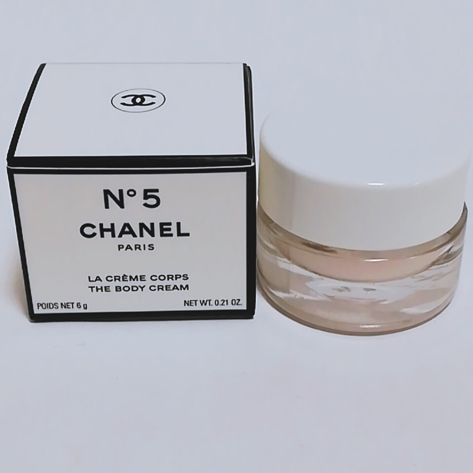 送料無料 新品 CHANEL シャネル No.5 ザ ボディ クリーム 6g ミニ サンプル 5番 ナンバー5