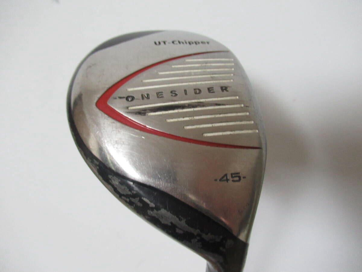 ★TSURUYA ツルヤ ONE SIDER UT-Chipper ウエッジ チッパー 45° 純正スチールシャフト K756★レア★激安★中古★　★