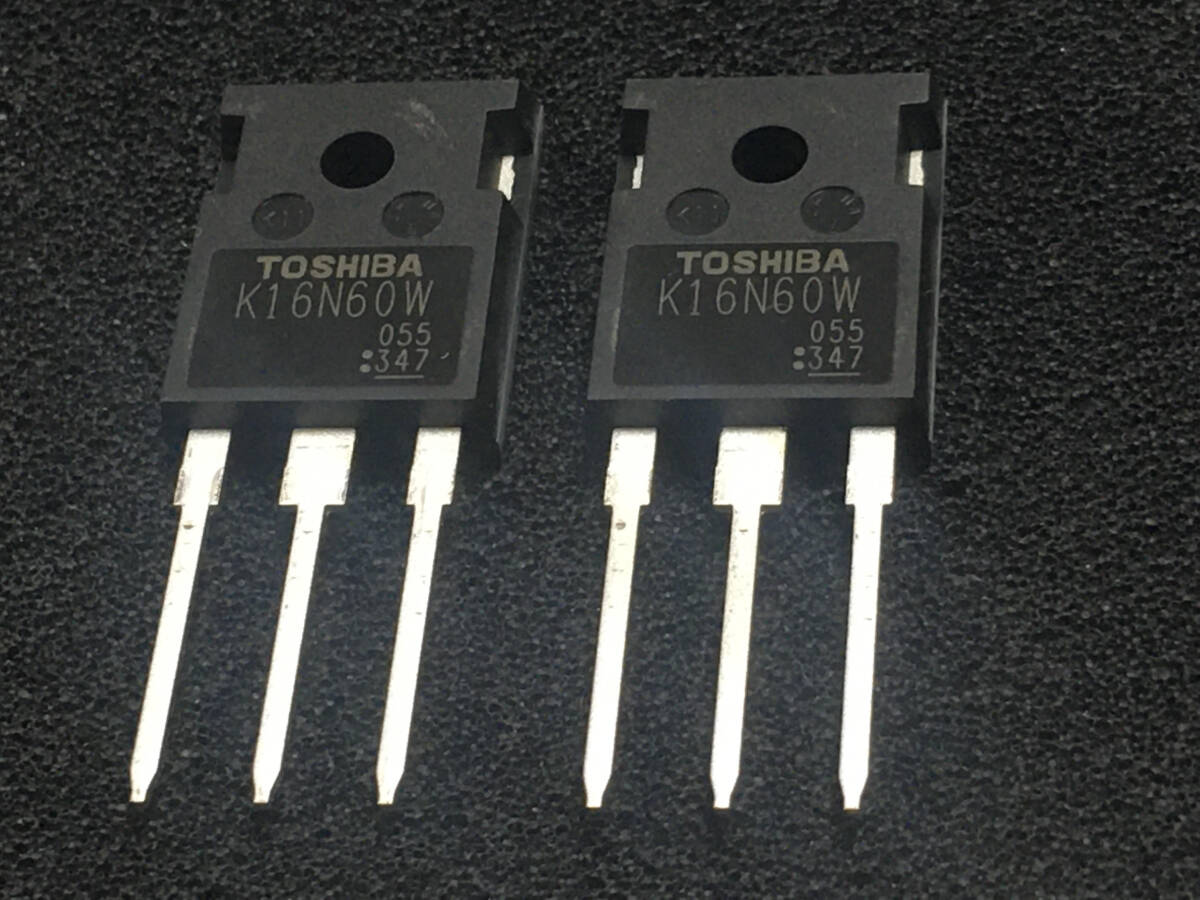 パワーMOSFET　TK16N60W　600V　15.8A　8個