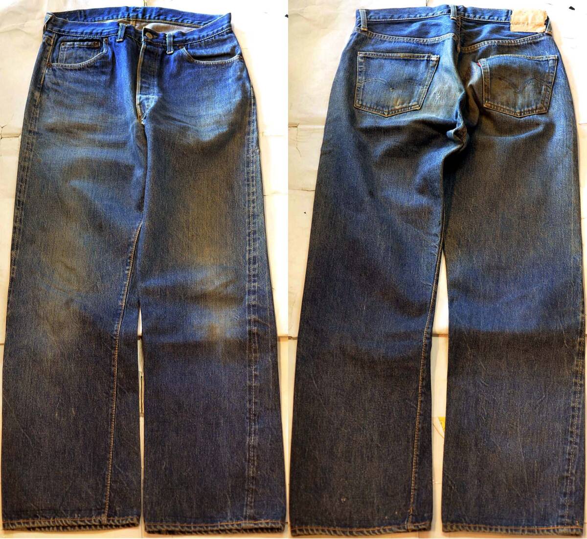 D253/LEVIS501XXギャラ入り 50's 色落ちスペシャル ドス黒！