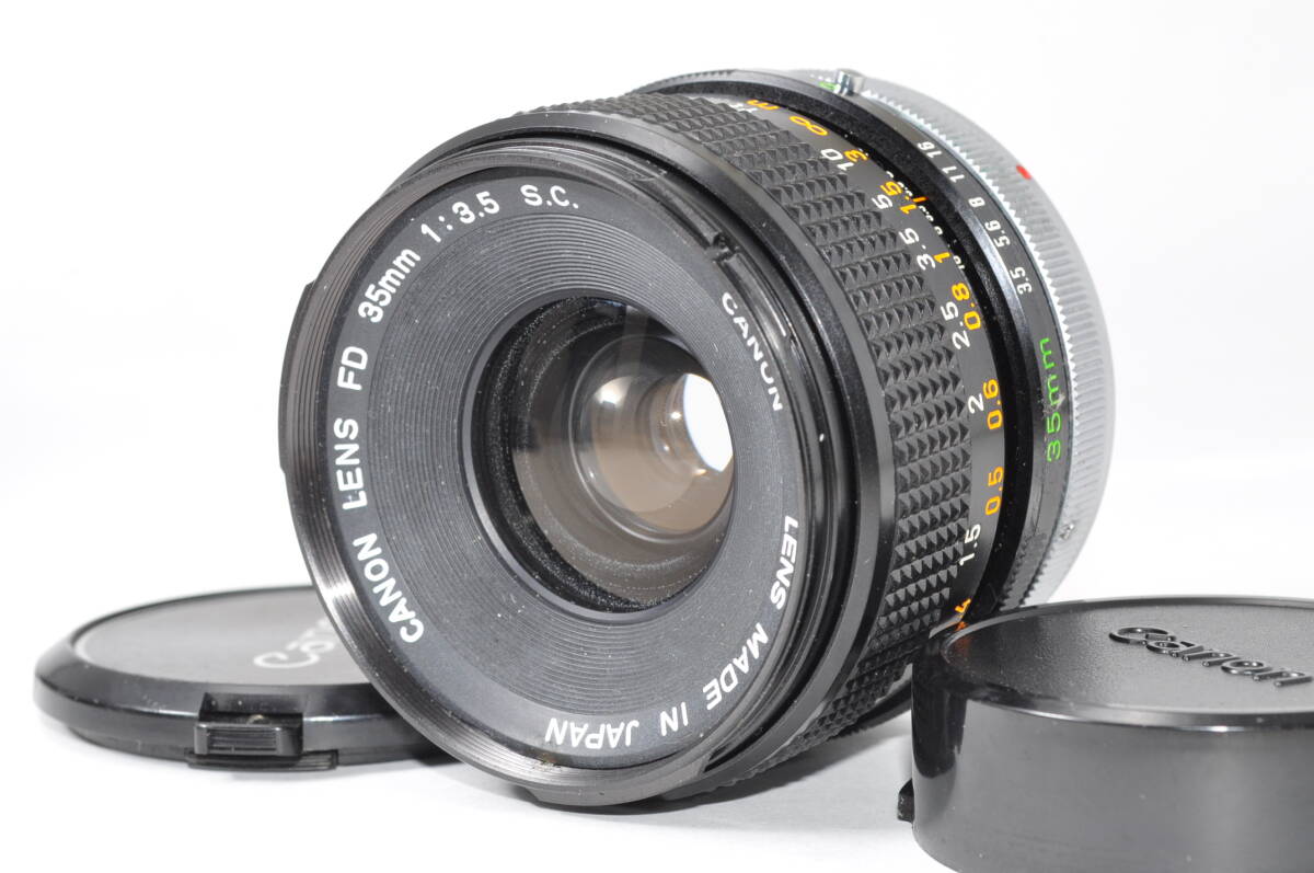 動作品 キャノン CANON FD 35mm F3.5 S.C. ♯A6295