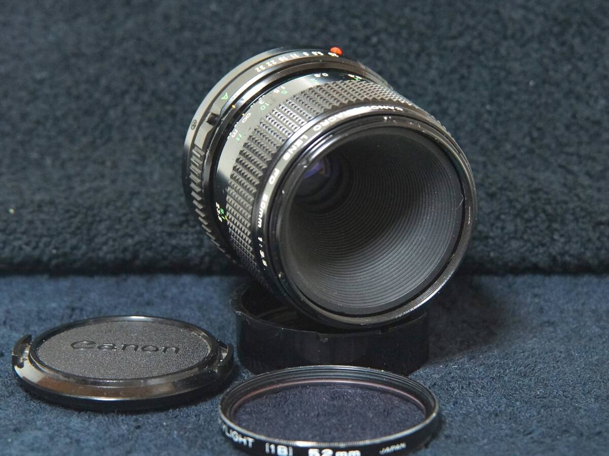 Canon NewFD50mmF3.5　マクロ標準レンズ【Operation Confirmed・動作確認済】