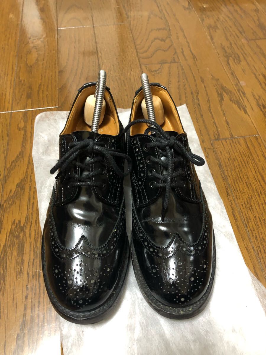 トリッカーズ Tricker's バートン　パテントレザー　エナメル　美品