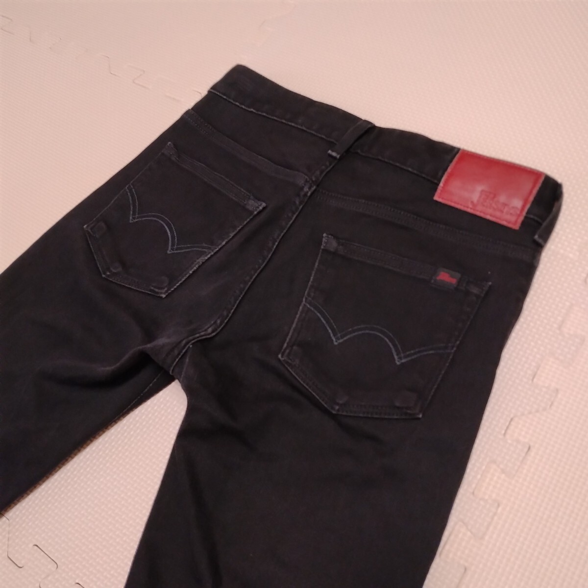 EDWIN jerseys ER22 ジャージーズ ストレッチ ジーンズ デニム ジーパン エドウィン 日本製 ブラック 黒 S