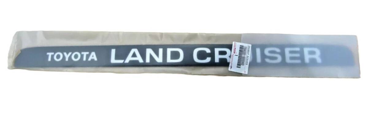 新品 ランクル80 リヤ ネームプレート FJ80,FZJ80,HDJ81,HZJ81 (90-98) LAND CRUISER GENUINE バックオーナメント エンブレム リア