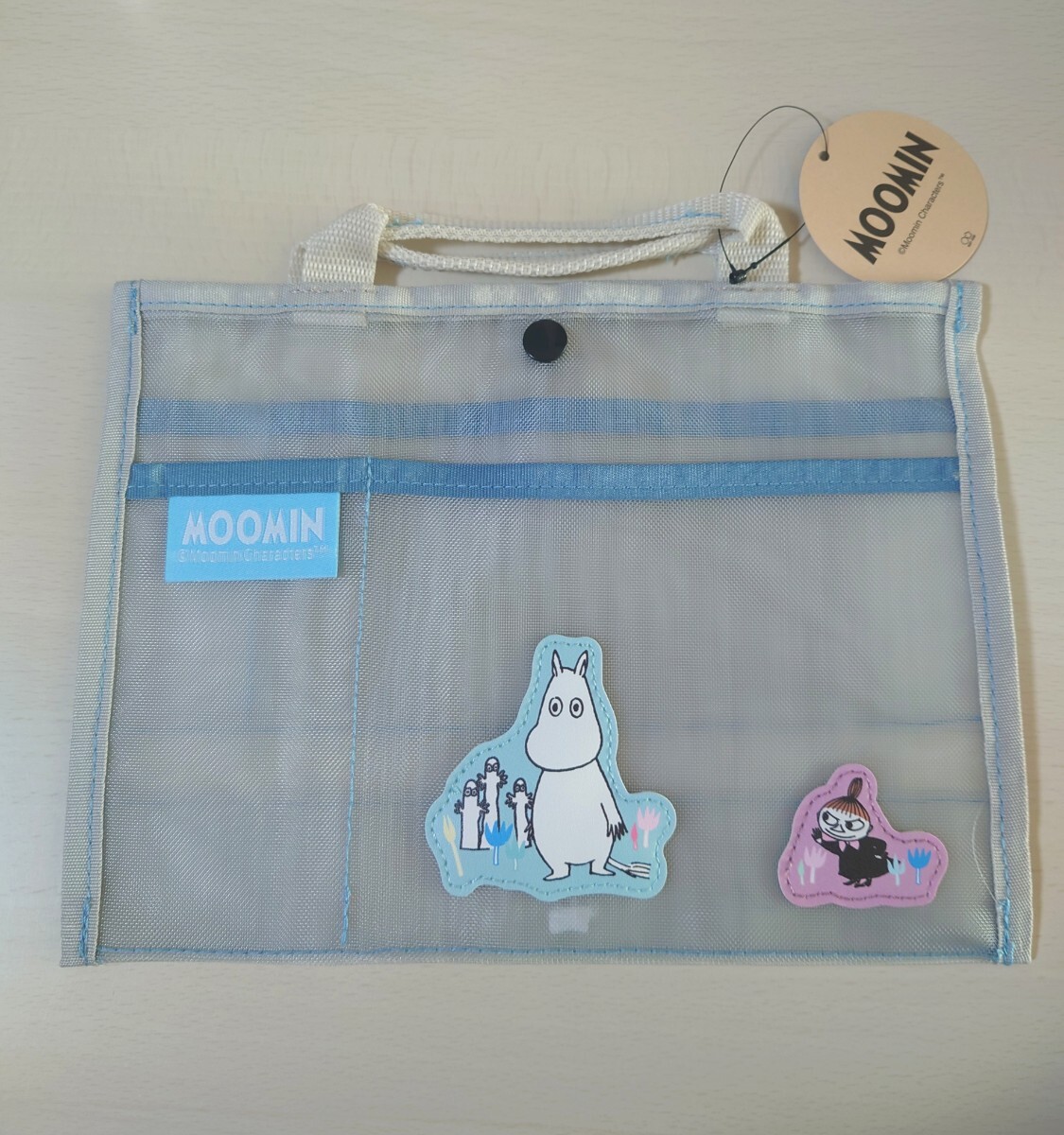 MOOMIN ムーミン メッシュインナーポーチ なかま 新品タグ付き サンスター文具 北欧 