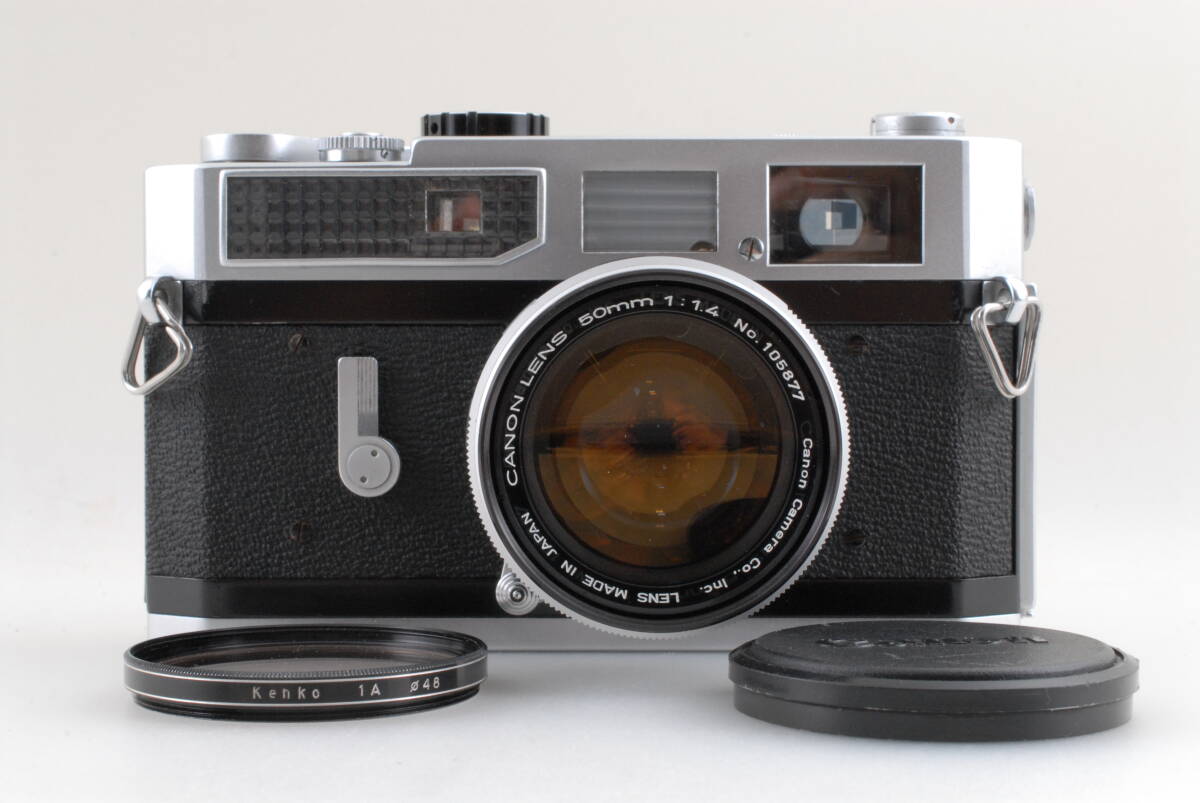 【並品 保障付 動作確認済】Canon 7 Rangefinder Body + 50mm F/1.4 Leica Screw Mount L39 キャノン レンジファインダー #Q5825