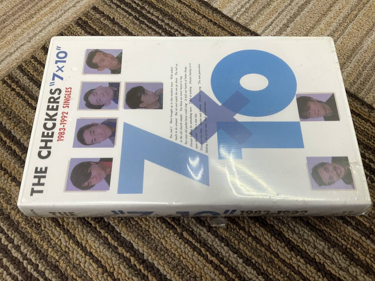 未開封　VHS ビデオテープ　ザ・チェッカーズ　藤井郁弥　1983〜1992 シングルス