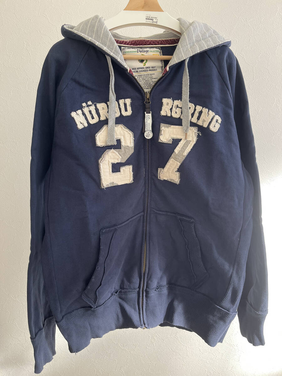 【希少】Nurburgring公式 ビンテージ調パーカー ニュルブルクリンク