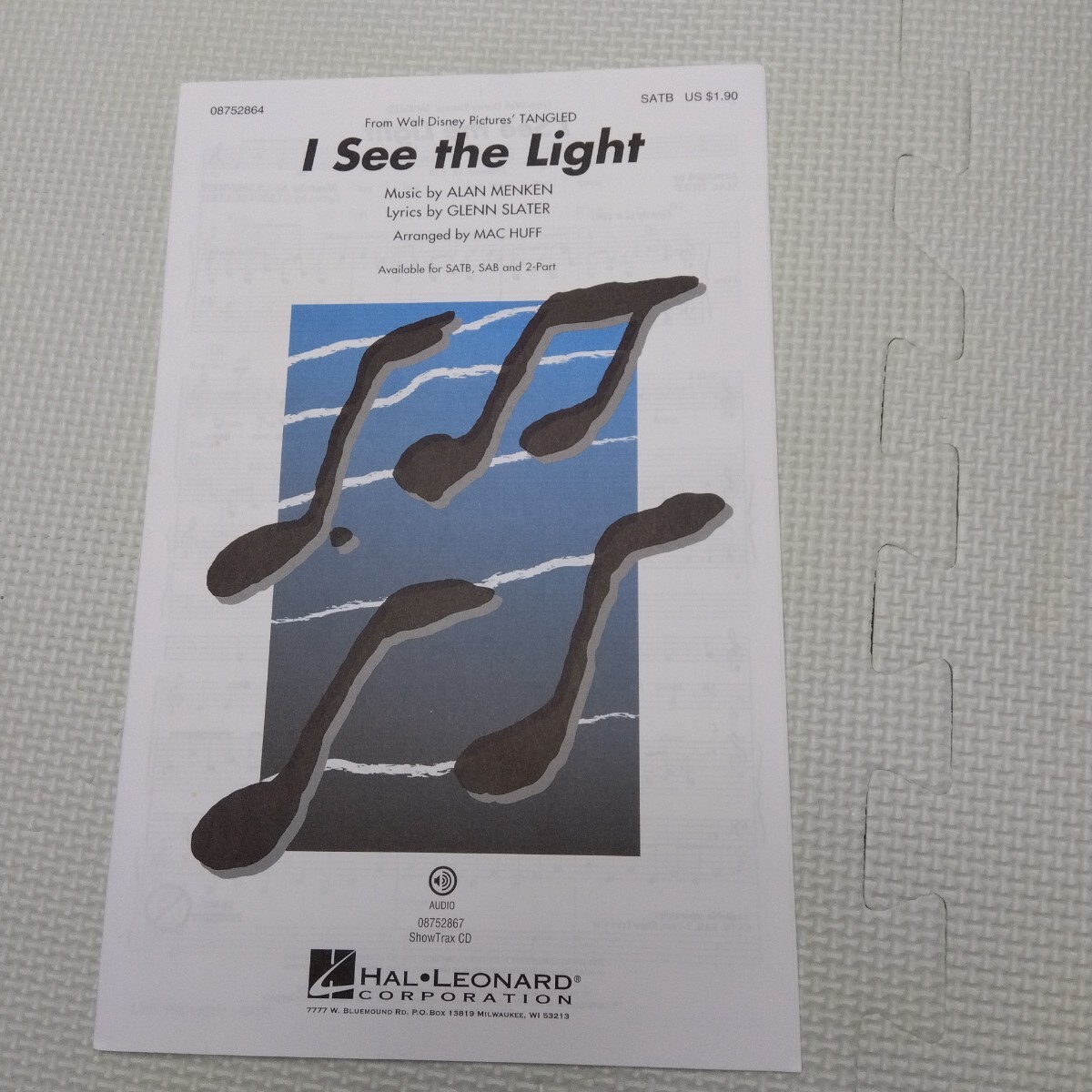 I See The Light 楽譜 ピアノ 歌 デュエット 2重奏 ラプンツェル ディズニー プリンセス