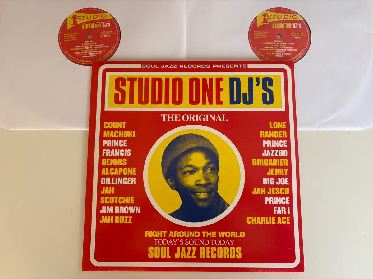 【美盤極美品/02年盤】STUDIO ONE DJ'S THE ORIGINAL 2LP SOUL JAZZ REC.UK SJRLP58 STUDIO1,Jamaica,Jah Scotchie,Prince Far I,スタワン