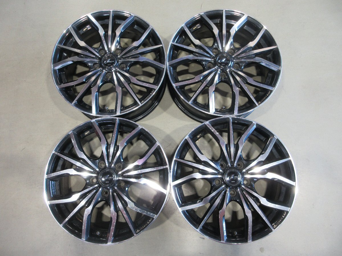 (R07/01/18) ■17インチ 社外アルミホイール / ウェッズ レオニス / 17×6.5J+53 / 5Ｈ PCD114.3 / 4本 / 中古 / Weds LEONIS