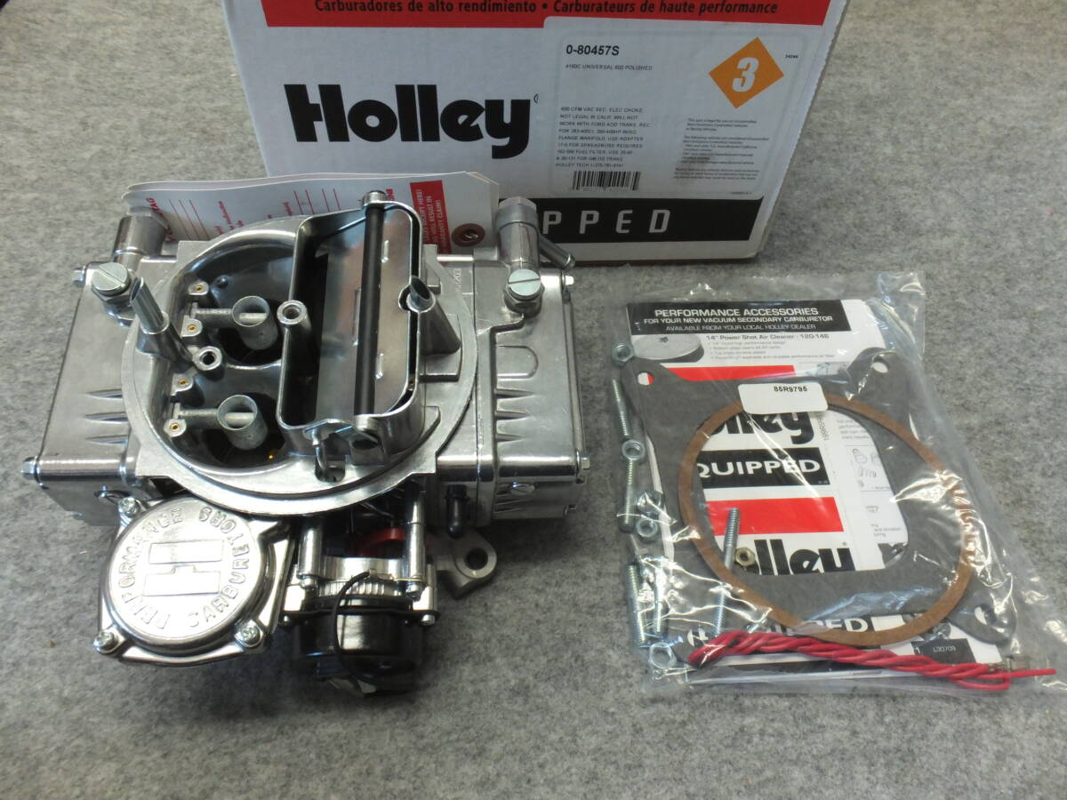 ホーリーキャブレター Holley Street Warrior Carburetors #0-80457S ストリートキャブ　600cfm