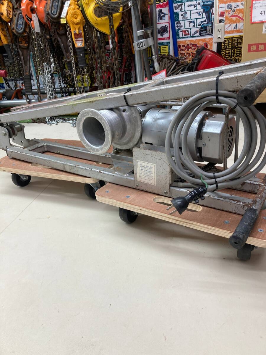 【店舗引取】【引取限定】【中古品】デンサン ハイラクプーラー 省力電動通線機 DP-010B　ITECEH4TZ4W0