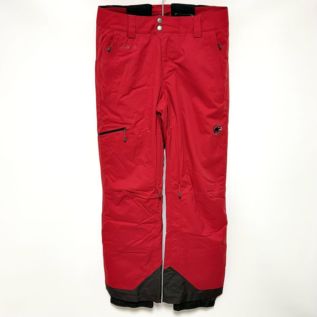 50/L マムート 未使用 防水 希少 刺繍 ロゴ ボルミオ パンツ 裏地 中綿入 防寒 MAMMUT Bormio Pants スキー スノー ボード ズボン スノボー