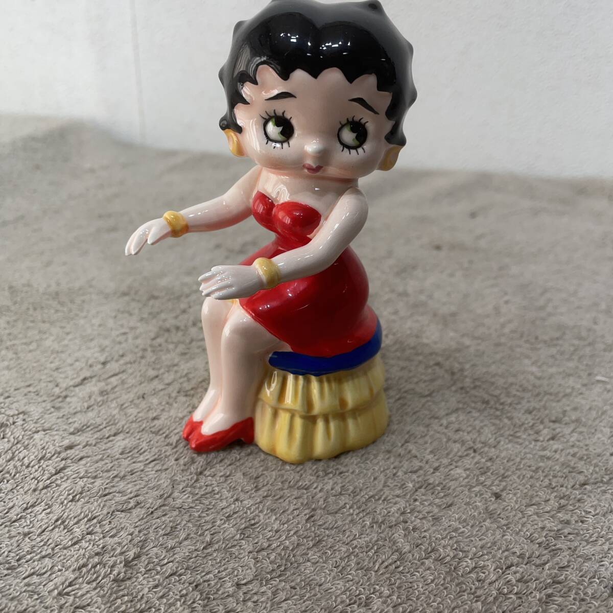 貴重 ベティ・ブープ 　陶器　人形　BETTY　BOOP　FIGURINE　XZ 3503