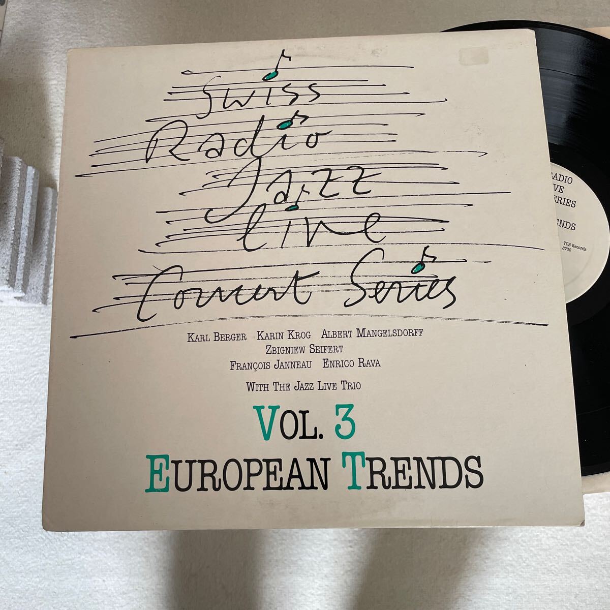 Karl Berger, Karin Krog, Albert Mangelsdorff, Enrico Rava With The Jazz Live Trio European Trends vol 3